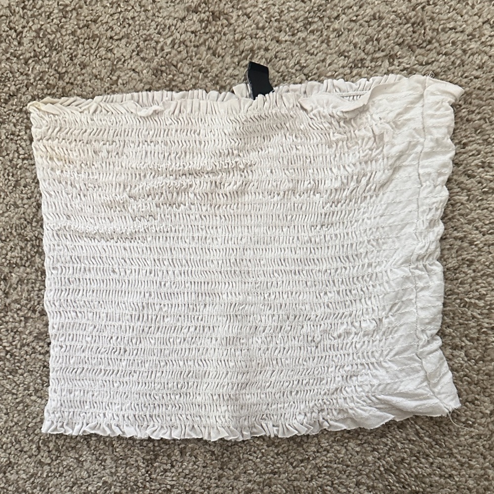 Windsor White Smocked Tube Top